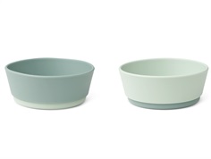 Liewood peppermint mix bowls Clarke silicone (2-pack)